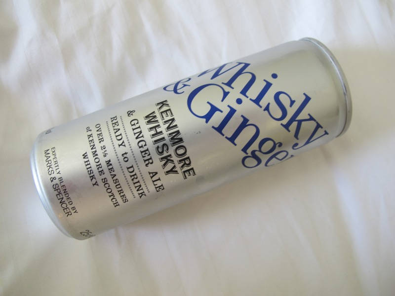 Ferdigblandet whisky-drink.