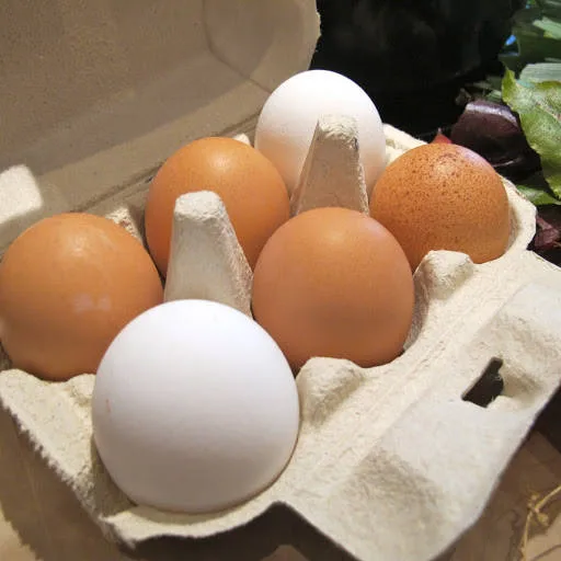 Kvalitetsegg fra Korsvold gård. De er økologske, selvsagt.