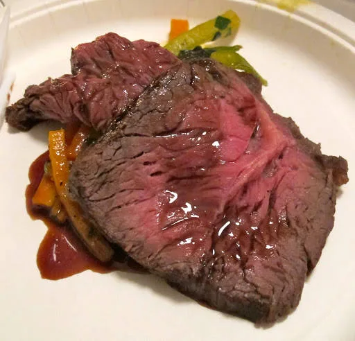 Herlig oksekjøtt. Passet som hånd i hanske til vinen.