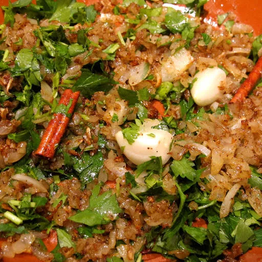 løk- og kryddermiks har surret seg myk.