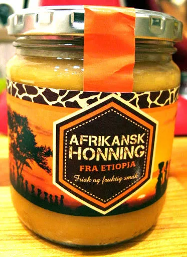 Nydelig afrikansk honning kjøpt hos Ica.