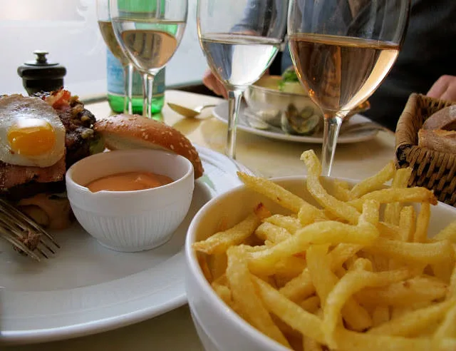 Rosévin og god mat.