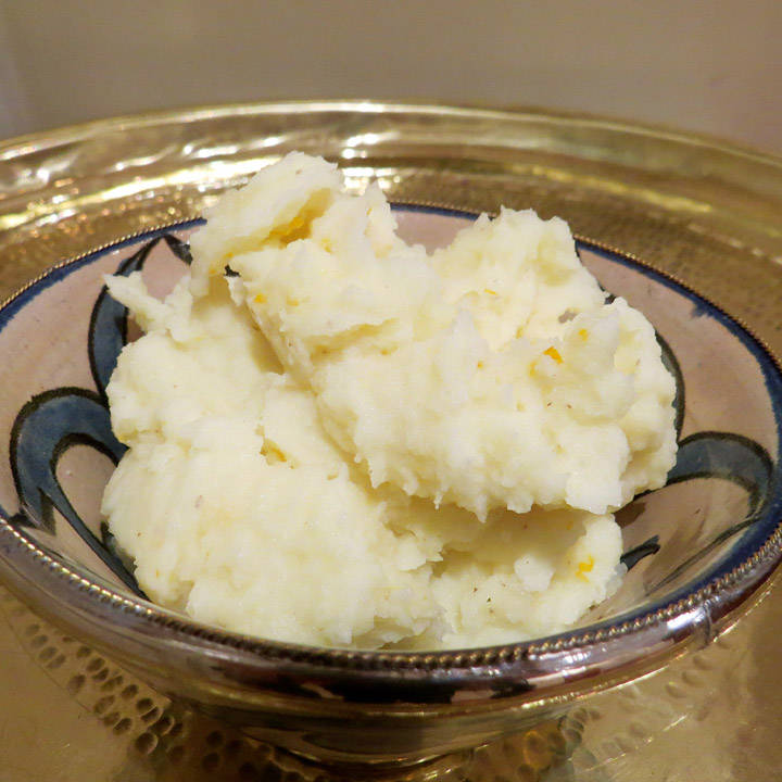 potetmos med appelsin