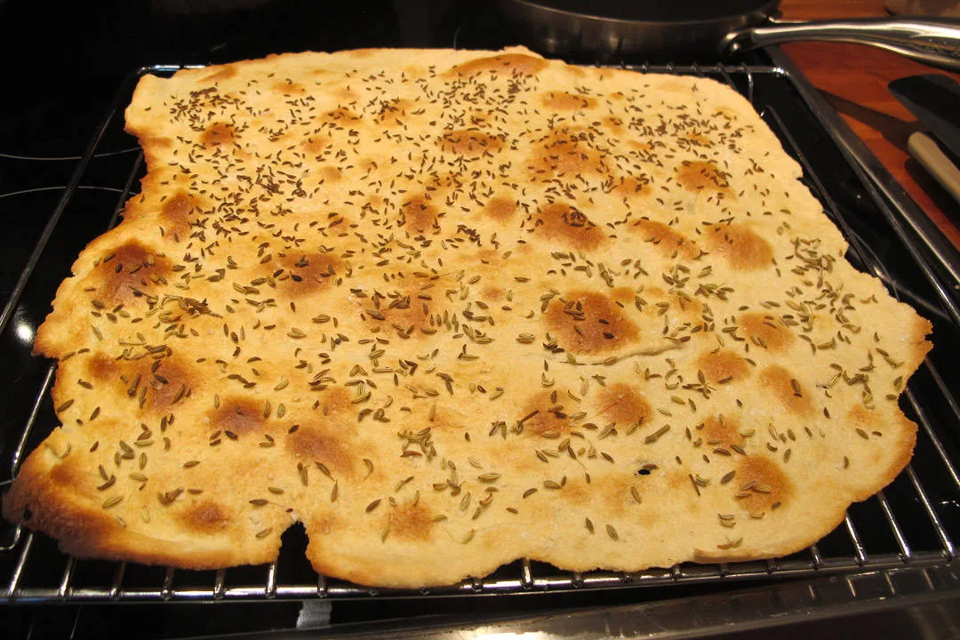 flatbrød rett fra ovnen