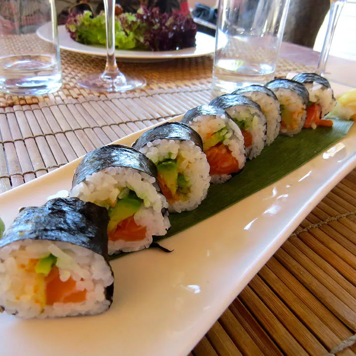 Deilig asiatisk på Bamboo på torget.