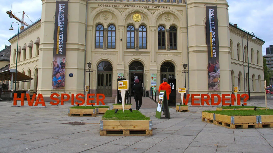 Nobels Fredssenter " Hva Spiser verden"