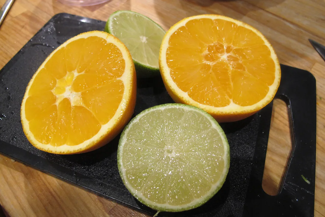 appelsin og lime