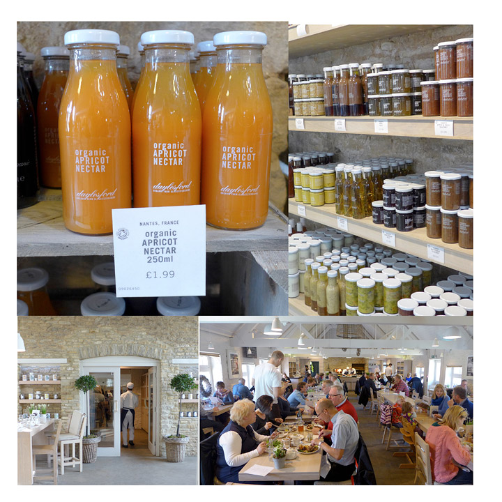 Daylesford har også en fantastisk restaurant i det store lokalet.