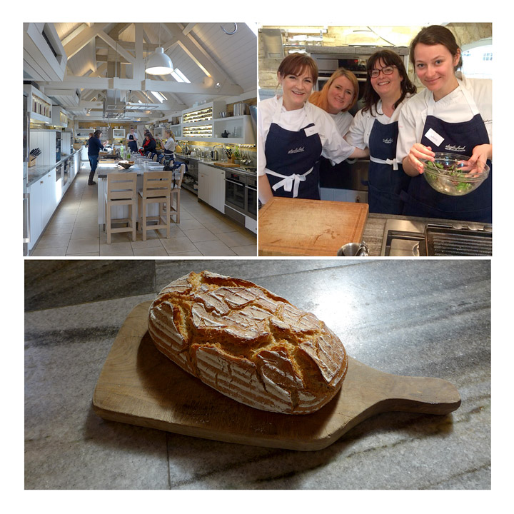 Kurslokalet. Bloggerne Hedvig fra Sverige, meg, Anne fra Frankrike og Natalia fra Polen.