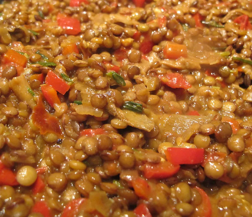 Bland linsene i raguen.