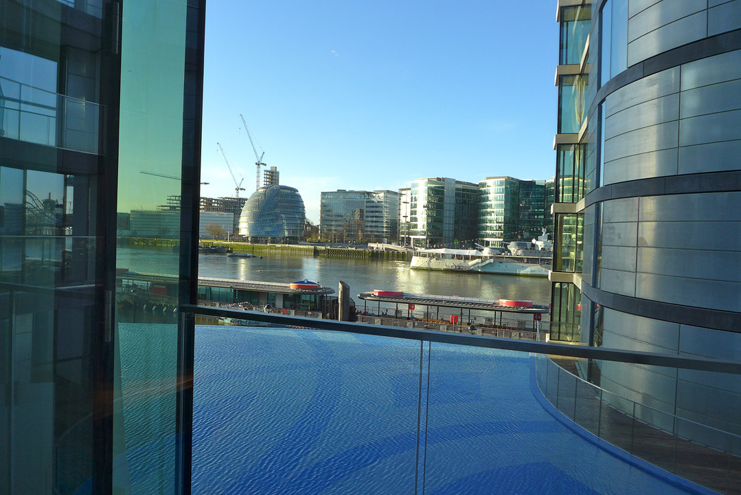 Utsikten fra mitt soverom. Hei, London!