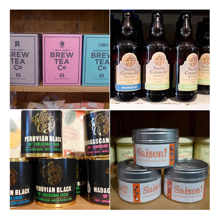 Britisk te, ekte sjokolade, krydder.