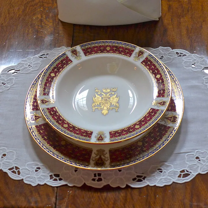 Slik spiser dem på Blenheim.