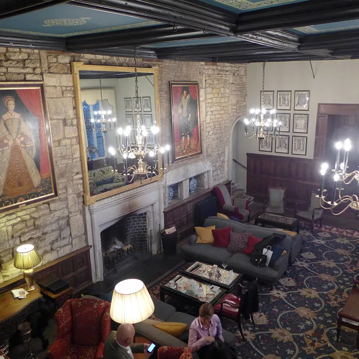 Storstuen. Her drakk vi kaffen