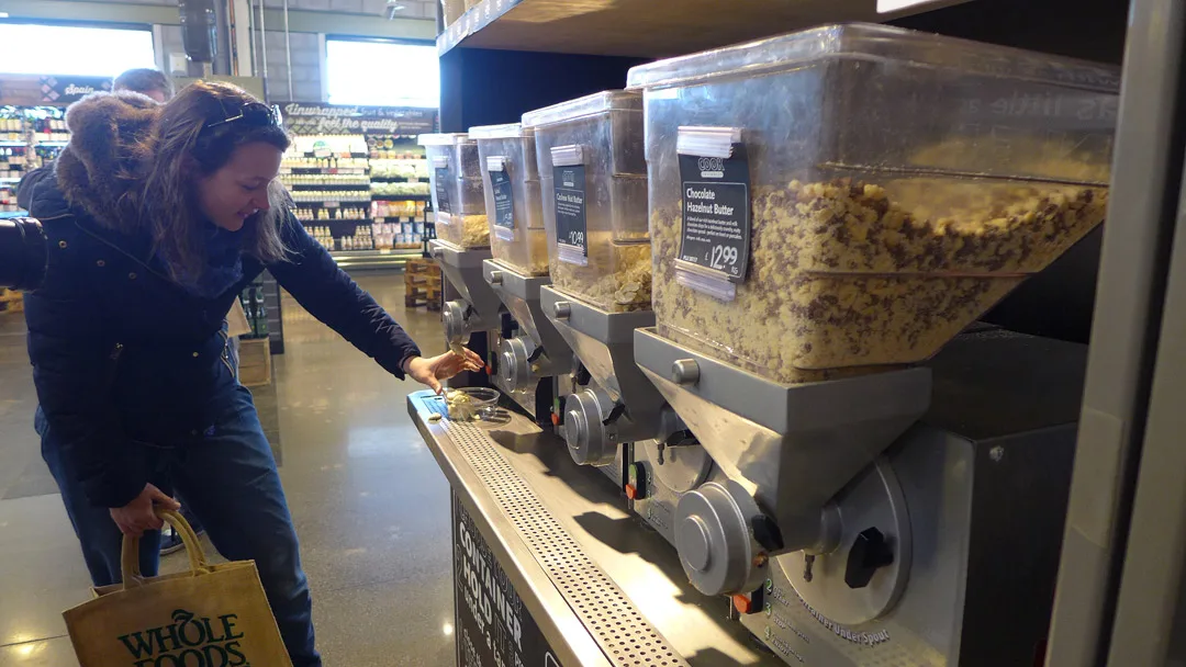 Nøttemikser på rad og rekke