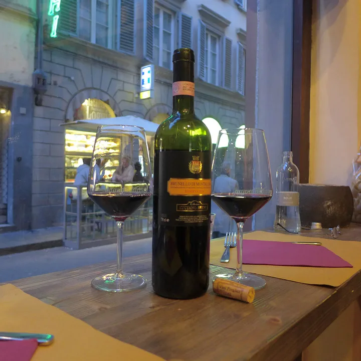 Vi gikk for en fantastisk Brunello