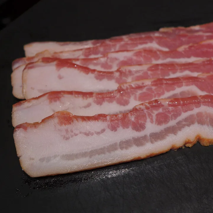 Bacon av helt vanlig type.