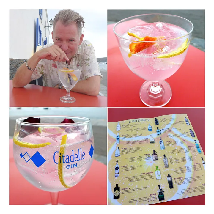 Imponerende gin-utvalg i Cadaques (nord for Barcelona)