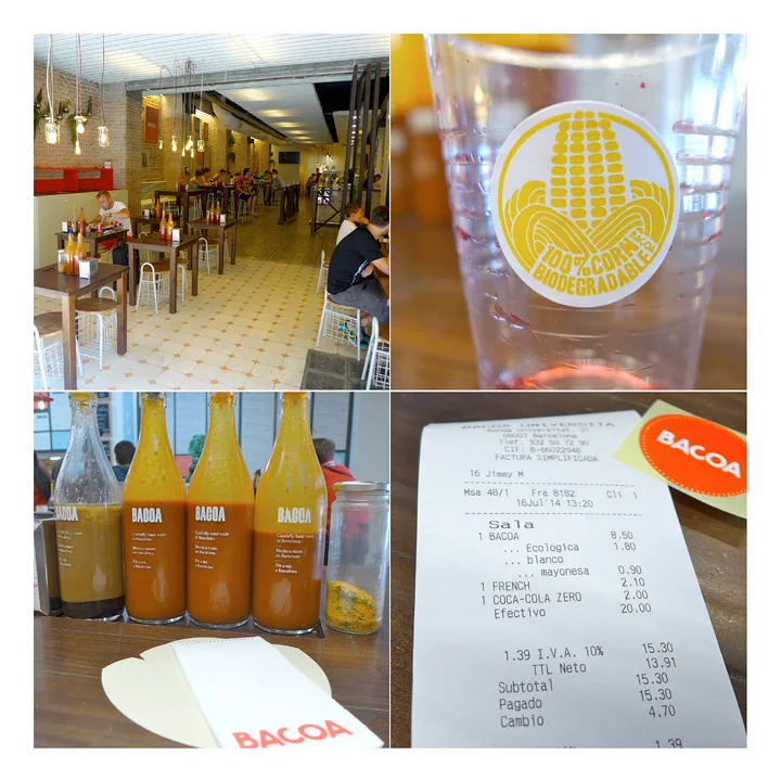 Alt er hjemmelaget og "plastbegerene" er ikke laget av plast.