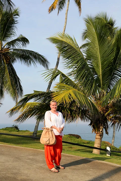 Her er jeg i India. Bildet er fra påsken i fjor.