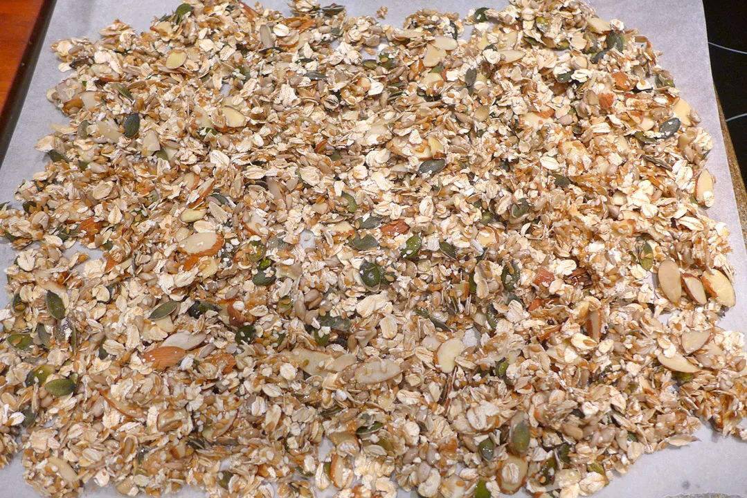 Honningkorn klar for ovnen