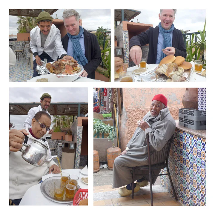 Erik får "kjøttblikket" når lammet blir servert. Man river biter av kjøttet med fingrene og dypper det i en blanding av salt og spisskummin. Deilig, ferskt brød er eneste tilbehør. Og tro du meg. Mer trenger du ikke!