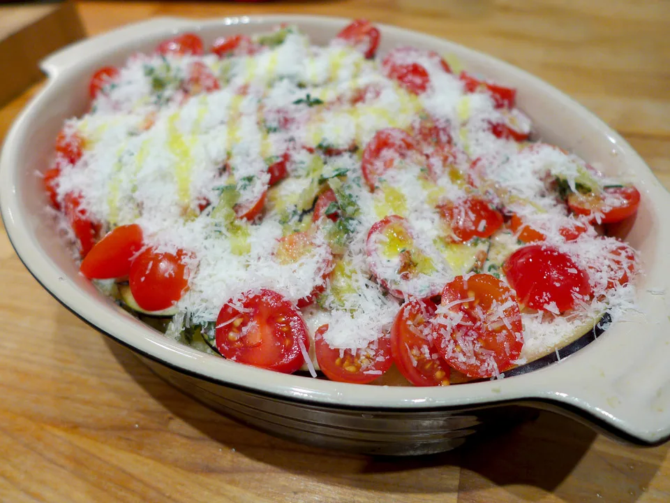 Ferdig til å sette i ovnen.