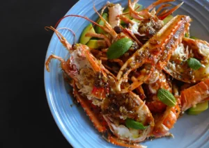 Sjøkreps med peppersaus