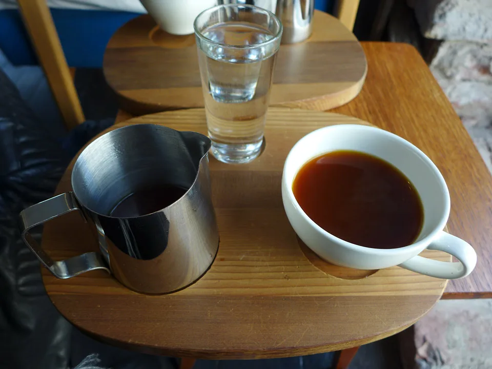 Herlig kaffe hos Tim Wendelboe på Grünerløkka i Oslo.