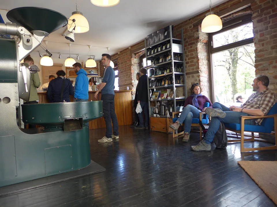 Tim Wendelboes kaffeverksted i Oslo.