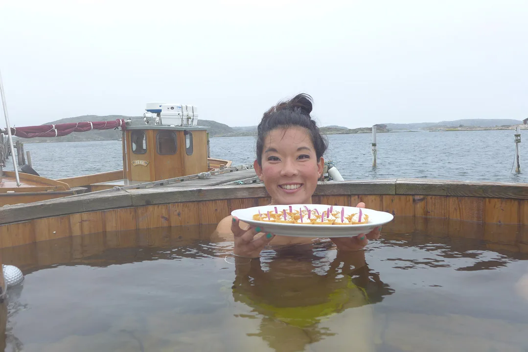 Herlige små kurver med steinbitrogn og rømme.