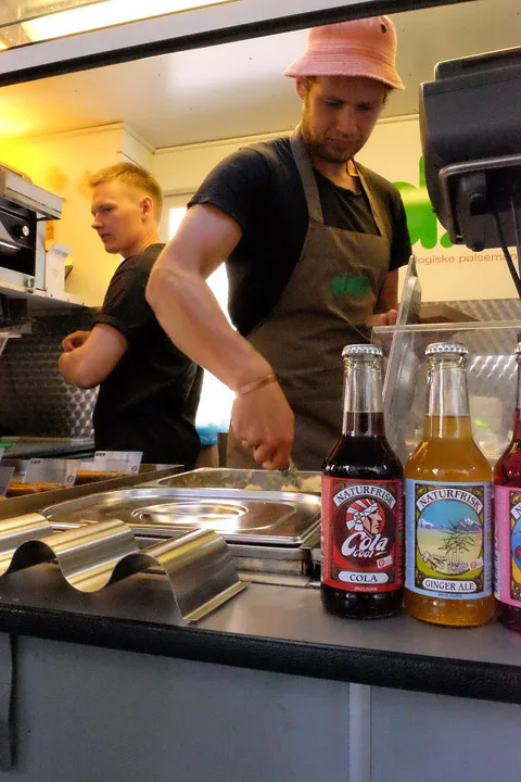 Økologisk drikke hos gutta hos DØP.