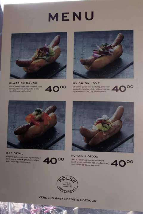 Ikke en rød pølse i sikte.