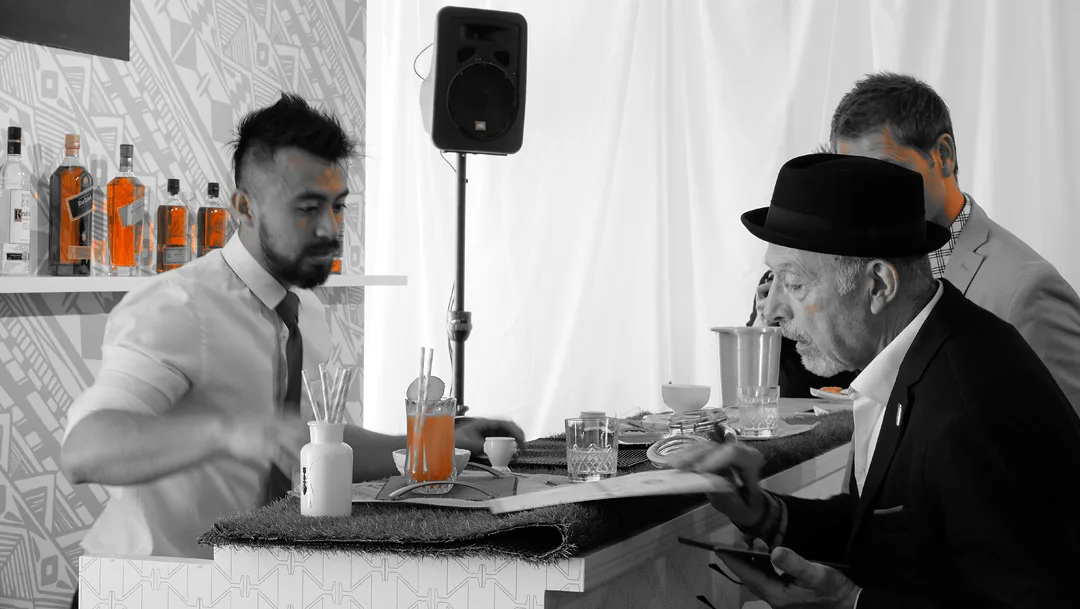 Kandidaten fra Colombia i oppgaven "Around The World".