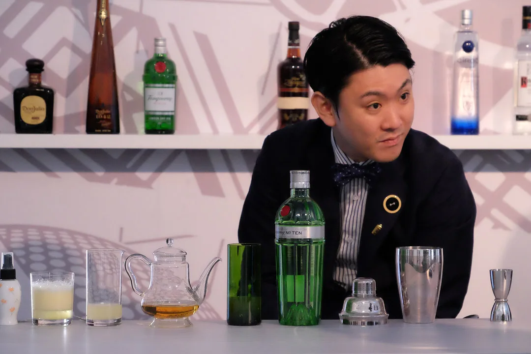 Den japanske finalisten gjør seg klar til "Against the Clock"