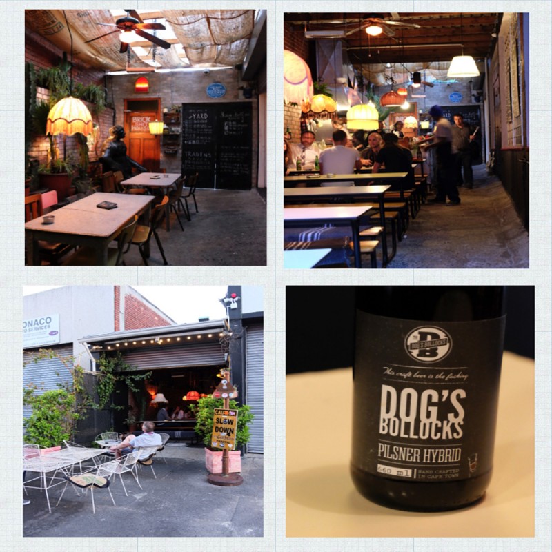 De har til og med eget øl her, og det smaker godt kan jeg si dere.