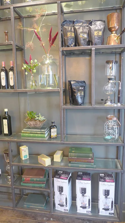 Avansert kaffeutstyr til salgs.