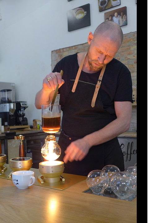 Kaffe-nazien i Århus.