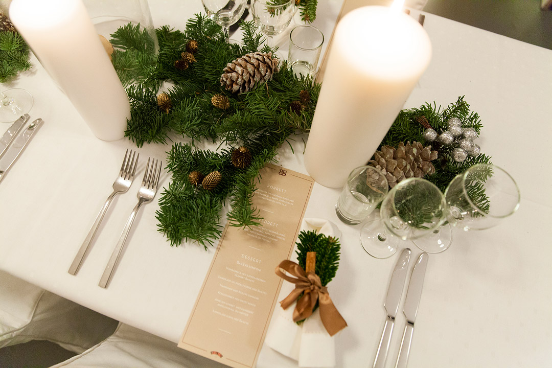 Superkoselig julebord.