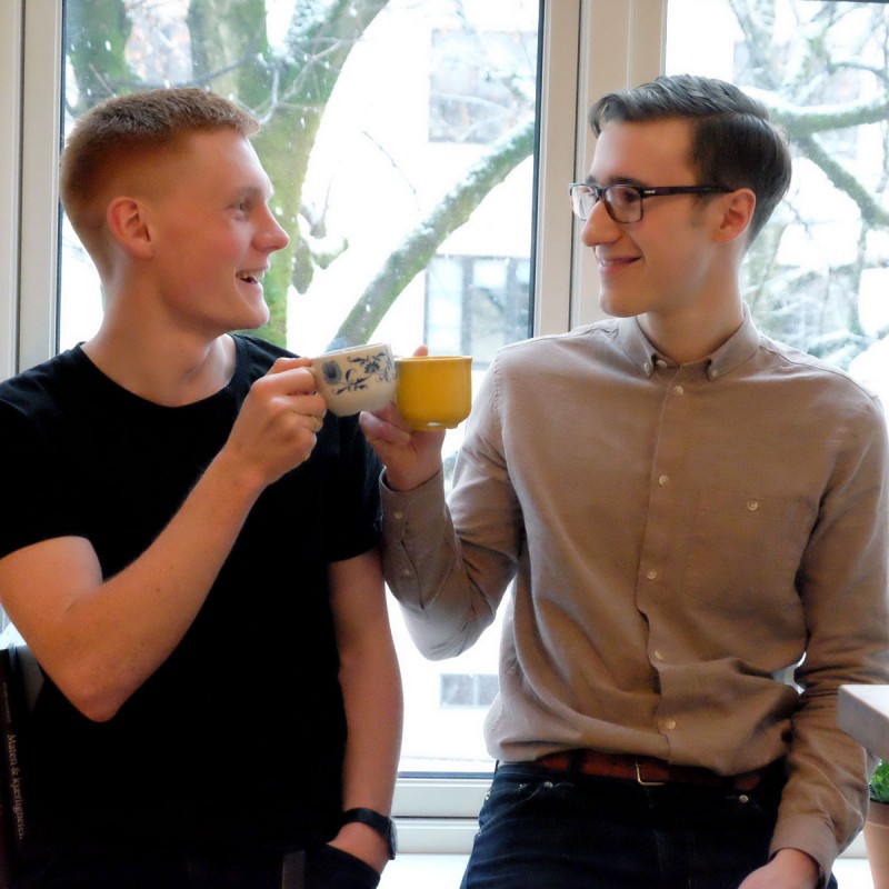 André Skjeggestad og Kristian Nikolaisen.