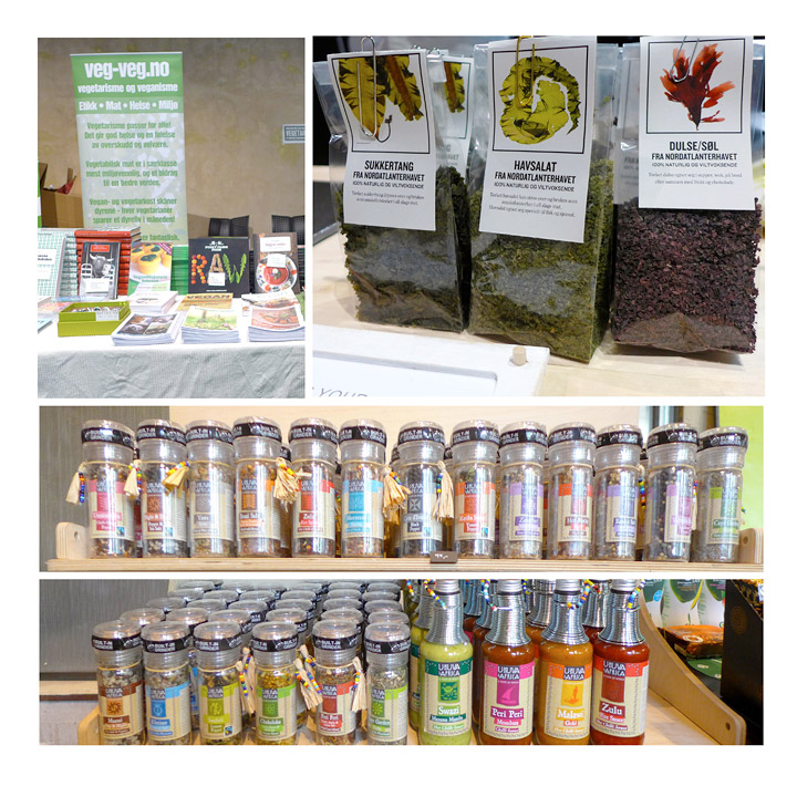 Bøker, krydder og tang.