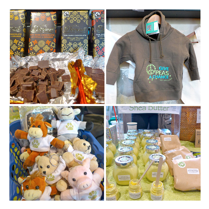 Favorittsjokoladen min, barneklær med morsomme tekster og shea butter-produkter.