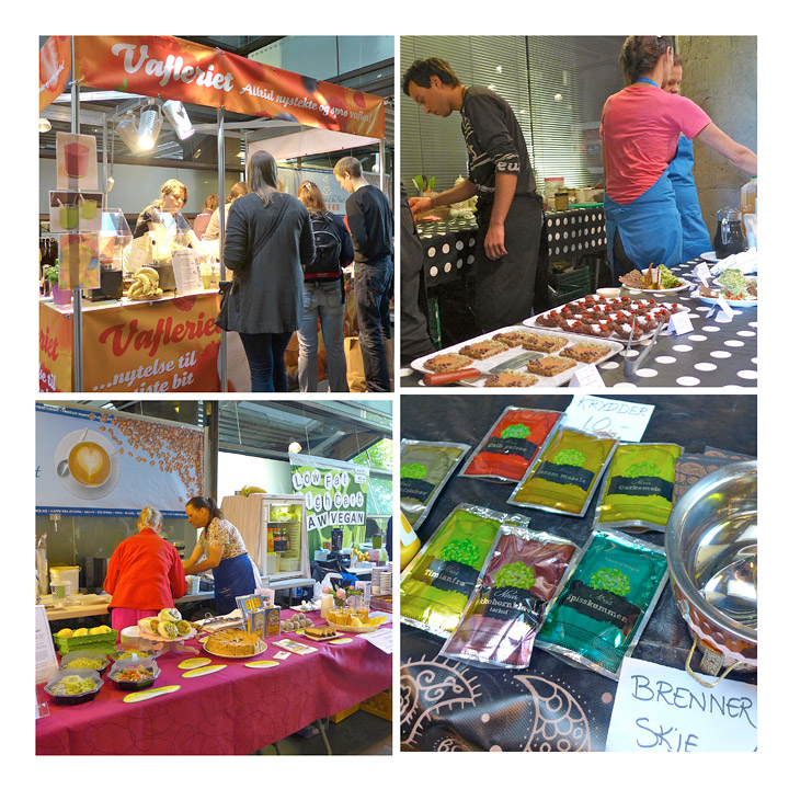 Festivalen er fordelt over to "haller" samt foredragsrom.