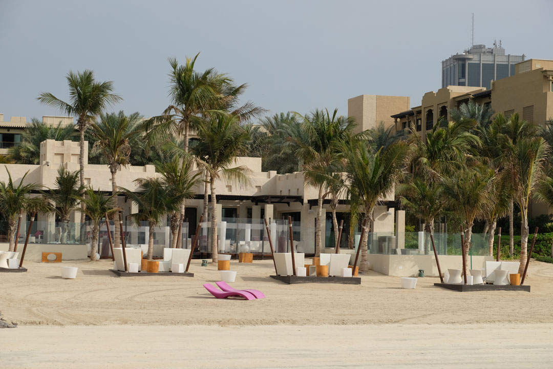 Tilbake til "vårt hotell" One & Only Mirage.