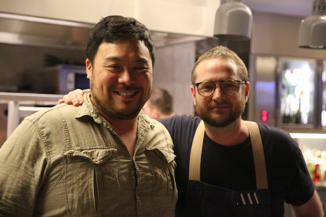 David Chang og Clayton Wells. Foto: Erik Valebrokk.