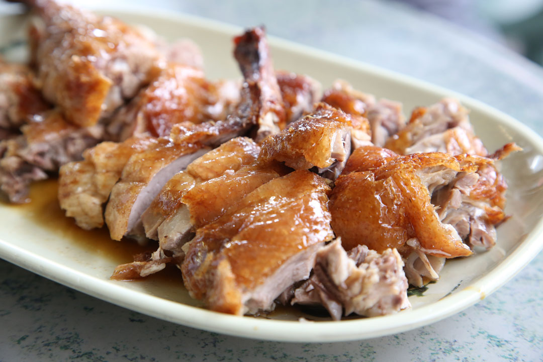 Crispy duck i Chinatown i Adelaide. Foto: Helle Øder Valebrokk.