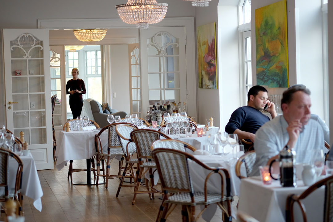 Spisesalen på Stella Maris.