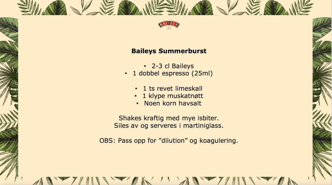 Baileys Summerburst