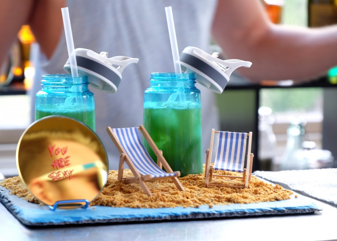 Radkos presentasjon av cocktailen Flipp The Flopp. Skal si han tatt Miami på kornet. 