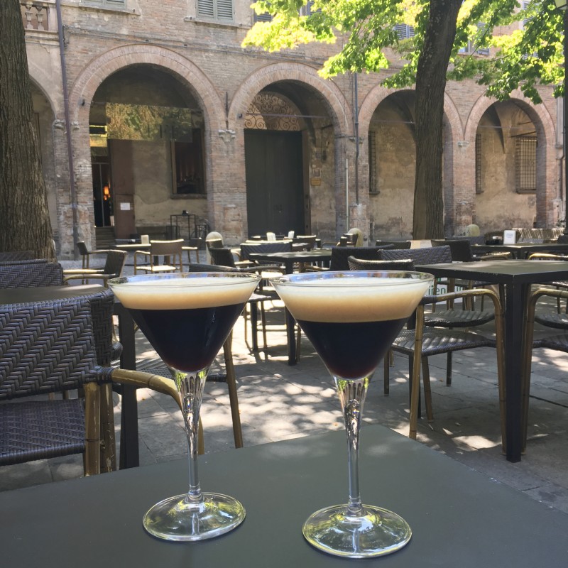 Ser ut som en cocktail. Er ikke det, men en supergod iskaffe, italian style.